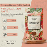 Premium Moroccan Harissa Seasoning Blend |Gluten Free Spices and Seasonings with Paprika| Salt & Dehydrated Onion, Hand-Crafted Small Batch Harissa