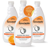 Homesolv Enzyme Drain Cleaner and Deodorizer - Breaks Down Grease Build Up, Eliminating Odors and Smells, Septic Safe, Non-Caustic Sink Drain