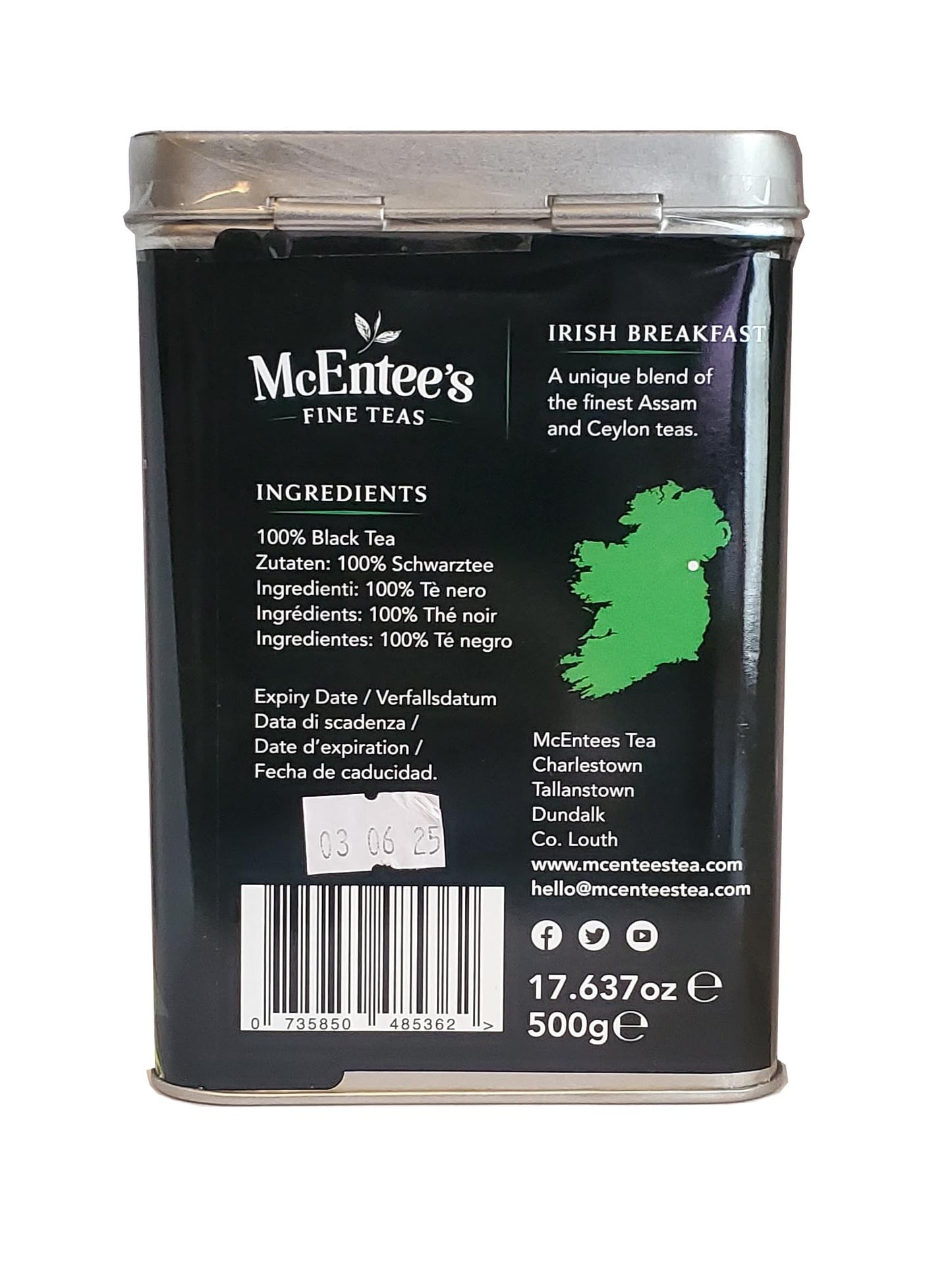 Irish Breakfast Tea 500g by McEntee's