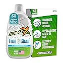 SWEAT X Free & Clear Laundry Detergent Liquid - Organic, Natural Non Toxic Laundry Detergent for Sensitive Skin - Gentle Washing Detergent