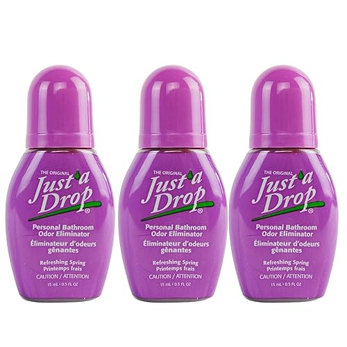 Just a Drop Odor Eliminator - Refreshing Spring by Prelam for Unisex - 0.5 oz Drops - Pack of 3