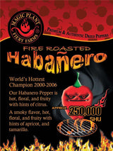 Smoked Habanero Pepper Flakes by Magic Plant, 1 Lb Bulk - 100K - 350K SHUs, Rich and Smoky Flavor, All Natural Crushed Chili - Ideal for BBQ Rubs