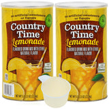 Powdered Lemonade Drink Mix- CountryTime Refreshing Lemonade Mix Powder Drink with Other Natural Flavor - Packaged in Resealable Canister with Easy