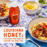 Nate's Louisiana 100% Pure, Raw & Unfiltered Honey - 16 oz. Squeeze Bottle - All-natural Sweetener