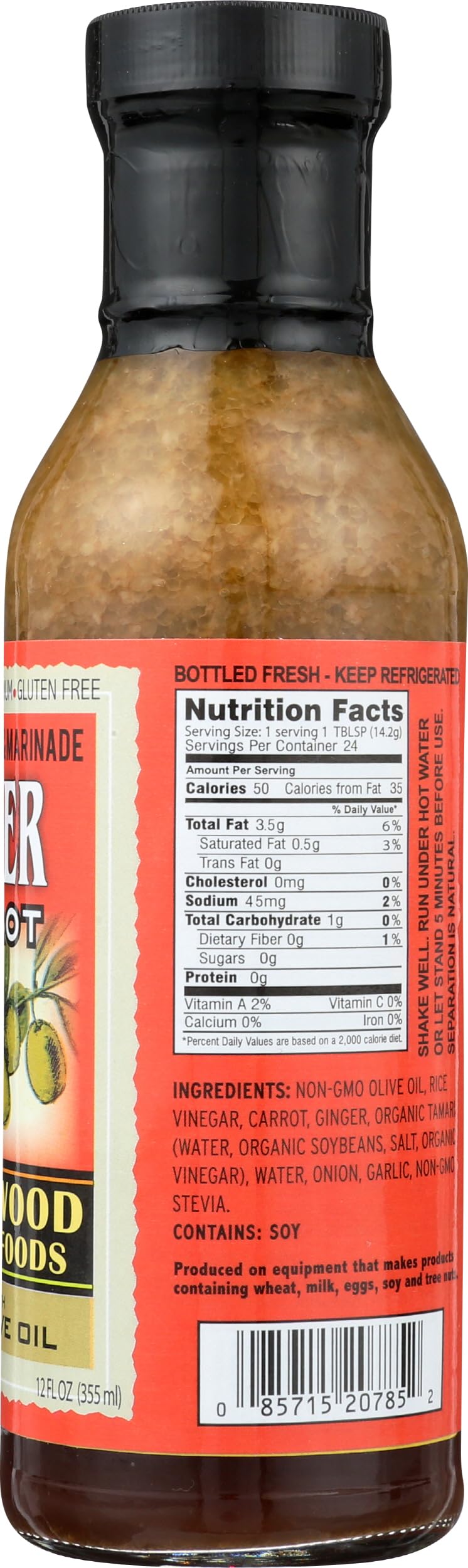Kerry Wood, Dressing Ginger Carrot, 12 Fl Oz
