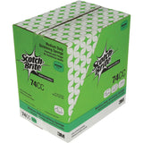 Scotch-Brite PROFESSIONAL Medium-Duty Scrubbing Sponge, 3.6 X 6.1, 0.7" Thick, Yellow/green, 10/pack