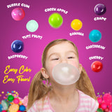 NY Spice Shop Tutti Frutti Black Gumballs - 3 Pound Gumball Machine - Chewing Gum Dubble Bubble Gumballs - Fruit Flavored Gumballs Bulk Candy - Old