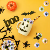 30 Pounds Halloween Milk Chocolate Peanut Butter Spooky Eye Balls, Trick-Or-Treat Party Bag Fillers, Individually Wrapped in Multi-color Eye Design