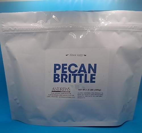 Pecan Brittle 1.5 Lbs. Andrews Candy Company
