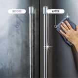 Therapy Stainless Steel Cleaner and and Polish Wipes Bundle with Microfiber Cloth - Remove Fingerprints from Appliances, Sinks, Fridge, Grill