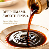 HOKKI ARTISAN SOY SAUCE - Hokkaido Tomakomai Crafted Katsuo-Flavored Japanese Shoyu, Deep Umami Seasoning for Sushi, Sashimi & Cooking, 150 ml (5 fl