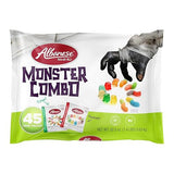 Albanese World's Best, Sweet & Sour Monster Combo, 45-0.5oz Trick or Treat Bags of Halloween Candy
