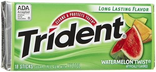Trident Sugar Free Gum Watermelon Twist , 18 Count