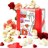 David’s Cookies Butter Pecan Meltaways Flavored Cookies With Crunchy Pecans In A Beautiful Love Tin Gift Box 2Lbs - Deliciously Soft & Melt In Your