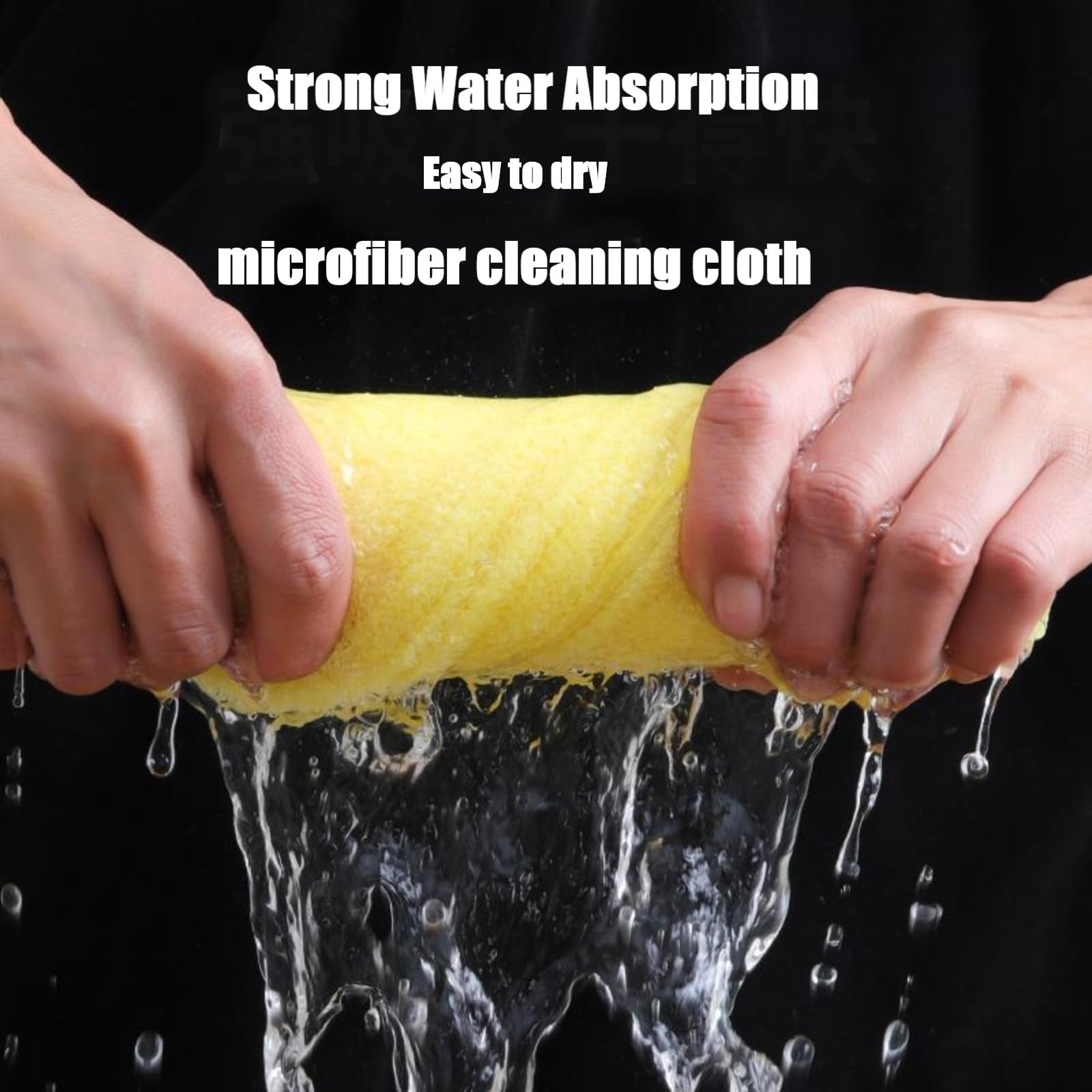 Bamboo Microfiber Cleaning Cloth-8Pcs Kitchen Wash Cloths,Wood Fiber Window Glass Rags,Micro Fiber Cloth for Cleaning Suitable for Dishes,Car Towel