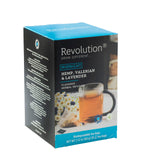 Revolution Tea MIDNIGHT Hemp, Valerian & Lavender Hemp Tea - Relaxing Blend for Tranquil Nights - 20 Count