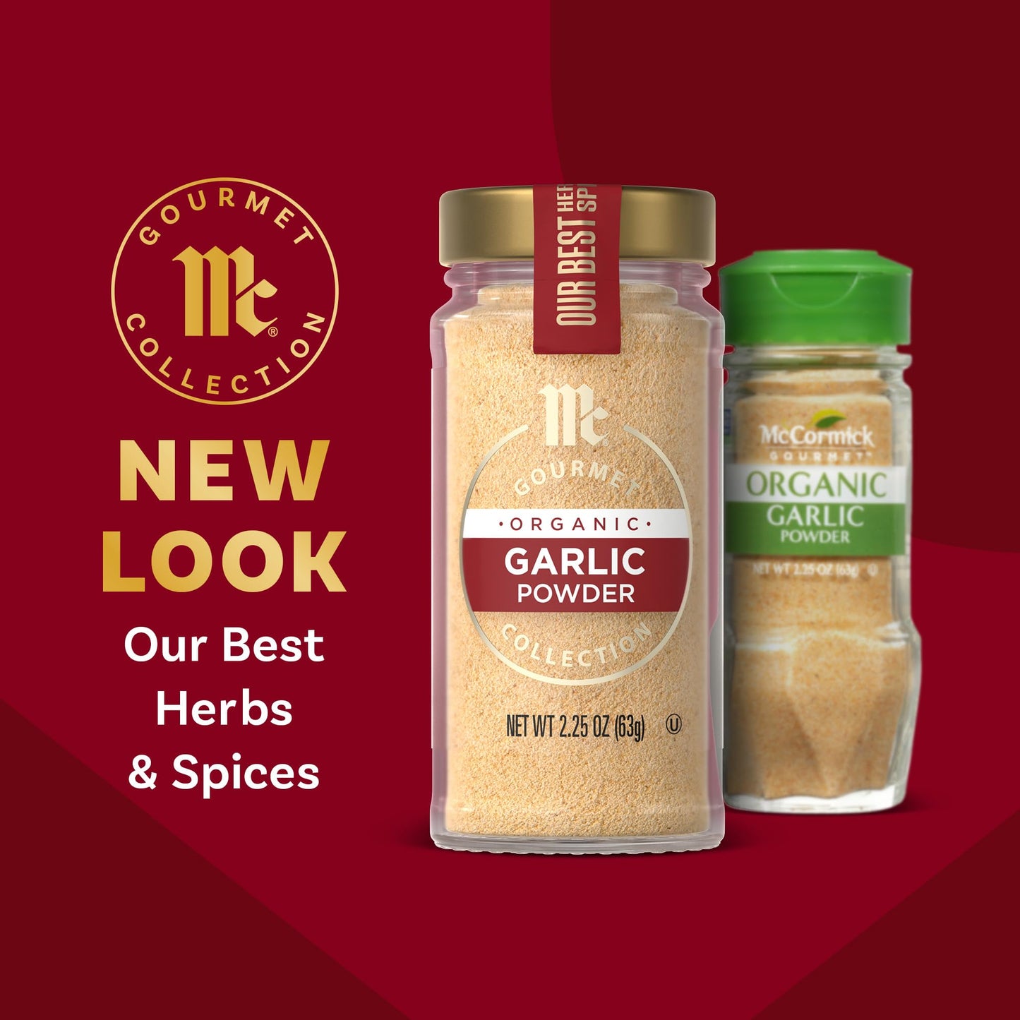 McCormick Gourmet Organic Garlic Powder, 2.25 Oz