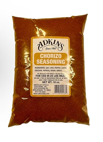 Adkins Chorizo Sausage Seasoning 16 OZ All Natural