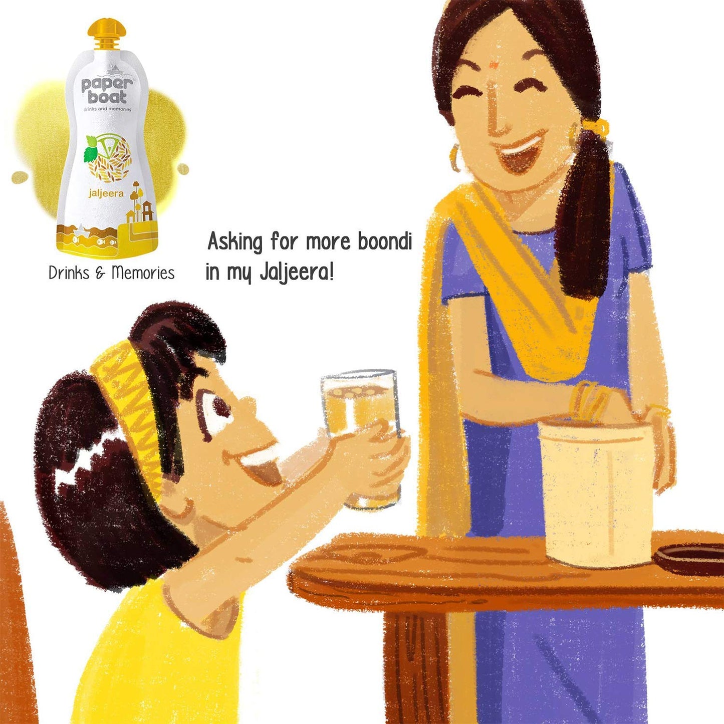 Paper Boat Jaljeera, Refreshing Summer Drink, No Added Preservatives and Colours (Pack of 6, 200ml each)
