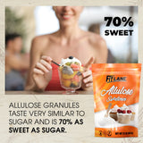 Allulose Sweetener 2 LBS - Pure Low Calorie Zero Net Carb Powder - Natural Keto Sugar Substitute With No Aftertaste - Perfect for Baking