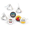 Big Dot of Happiness Teacher Retirement - Happy Retirement Party Round Candy Sticker Favors - Labels Fit Chocolate Candy (1 sheet of 108)