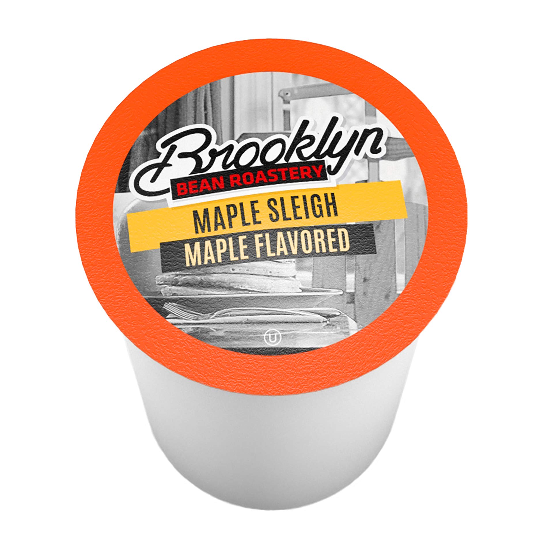 Brooklyn Beans Flavored Coffee Pods, Compatible with K Cup Brewers Including 2.0, Maple Sleigh, 24 Count