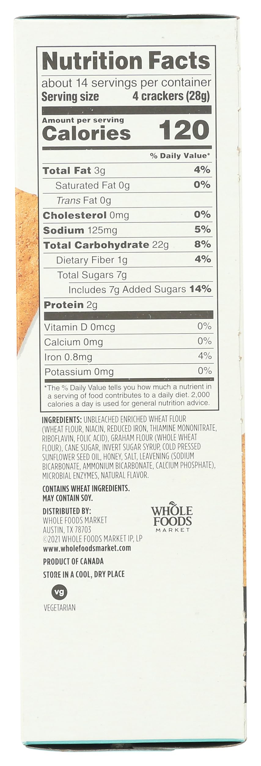 365 by Whole Foods Market, Graham Crackers, 14.4 Ounce