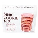 Butter Cake Shoppe Gluten Free Pink Cookie Mix - Gluten Free Sugar Cookie Baking Mix, Naturally Pink Cookies, Soft & Chewy, No Artificial Colors or Preservatives, Vegan Friendly, Easy to Make, 13oz