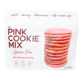 Butter Cake Shoppe Gluten Free Pink Cookie Mix - Gluten Free Sugar Cookie Baking Mix, Naturally Pink Cookies, Soft & Chewy, No Artificial Colors or Preservatives, Vegan Friendly, Easy to Make, 13oz
