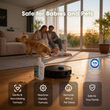 Yuamdoe Deep Cleaning&Deodorizing Solution, Compatible with ECOVACS, Tineco, roborock, DREAME, Eufy Floor Washers&Robotic Vacuum Cleaners, TÜV