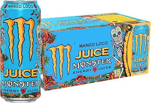 Monster Energy Juice Monster Mango Loco, Energy Drink, 16 Ounce