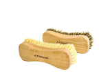 Naturolic All-Natural Wooden Scrub Brush Set | Wooden Handle | Tampico and Palmyra bristles | Eco Friendly Cleaning Products | Pack of 2