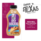 Taco Bell - Lavinia Essentials Bundle: 6-Pack of Spicy Ranchero Creamy Sauce, 12oz Squeezable Plastic Bottle + 1 Utility Prop