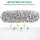 100-inch Extra-Long Dusters, Cleaner Tools with Extension Pole and Bendable and Washable Microfiber Head, Feather Duster for High Ceilings,Ceiling
