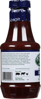 Sticky Fingers Smokehouse Carolina Sweet Original Barbecue Sauce, 18 Fluid Ounces