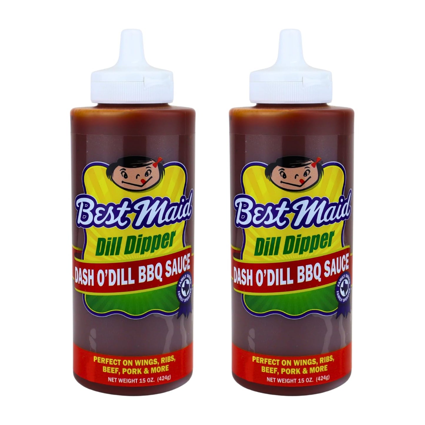 Best Maid Pickle Sauce - Mamma Fried, Dash O’Dill BBQ, Spicy Pickle Ketchup & Papa Grilled - Tangy, Bold & Dill Flavors for Burgers, Fries & BBQ (2