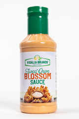 Vidalia Brands Sweet Onion Batter Mix (16 ounce) Box And 16 ounce Bottle of Blossom Sauce