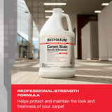Rust-Oleum Professional Cleaners Carpet Stain Remover & Deodorizer | One Gallon (128oz) | Ready to Use Refill Bottle | Professional Strength