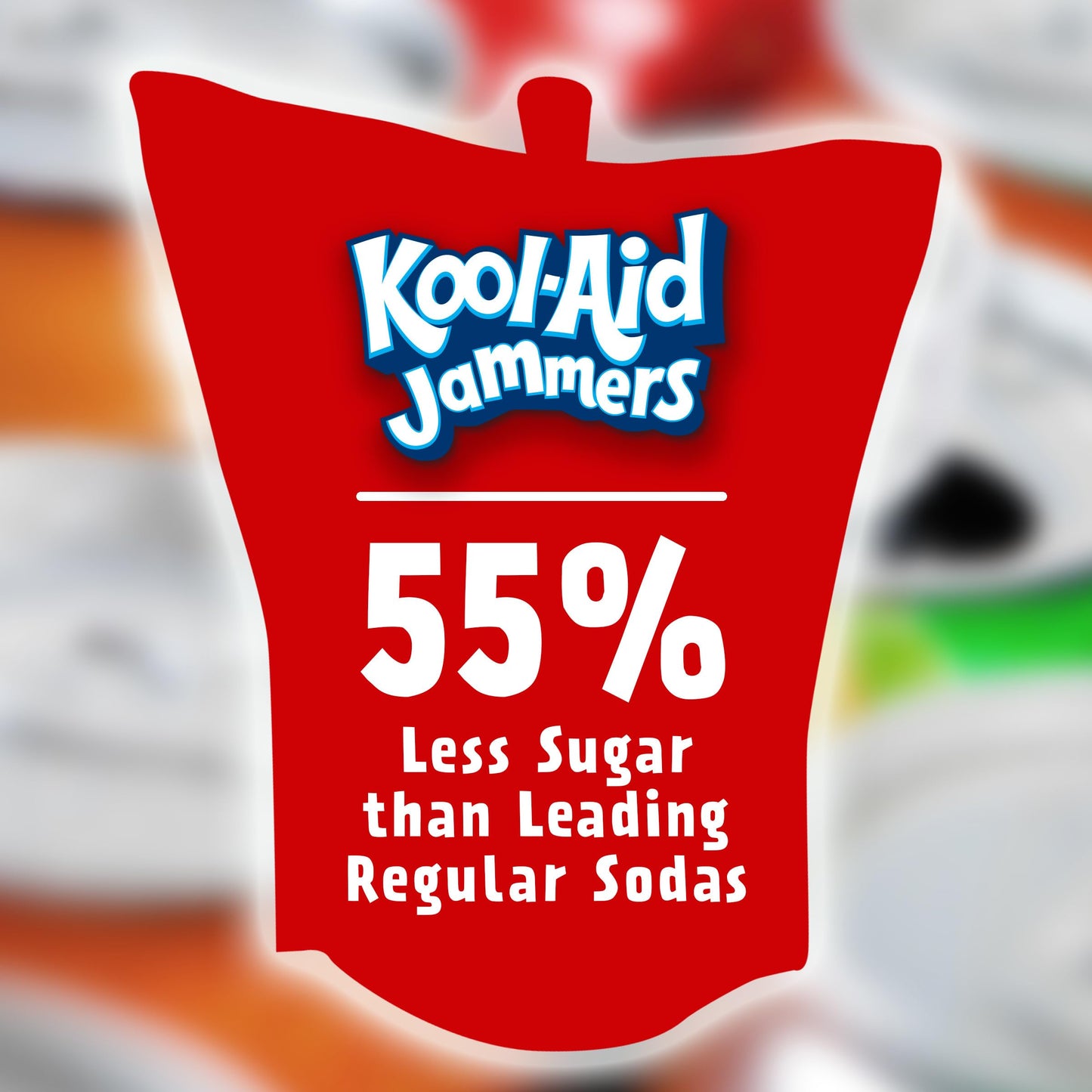 Kool-Aid Jammers Drink, 30 Pouches, for School Lunches and On-the-Go Hydration, Artificially Flavored Tropical Punch, Grape and Cherry Flavors, 6 fl