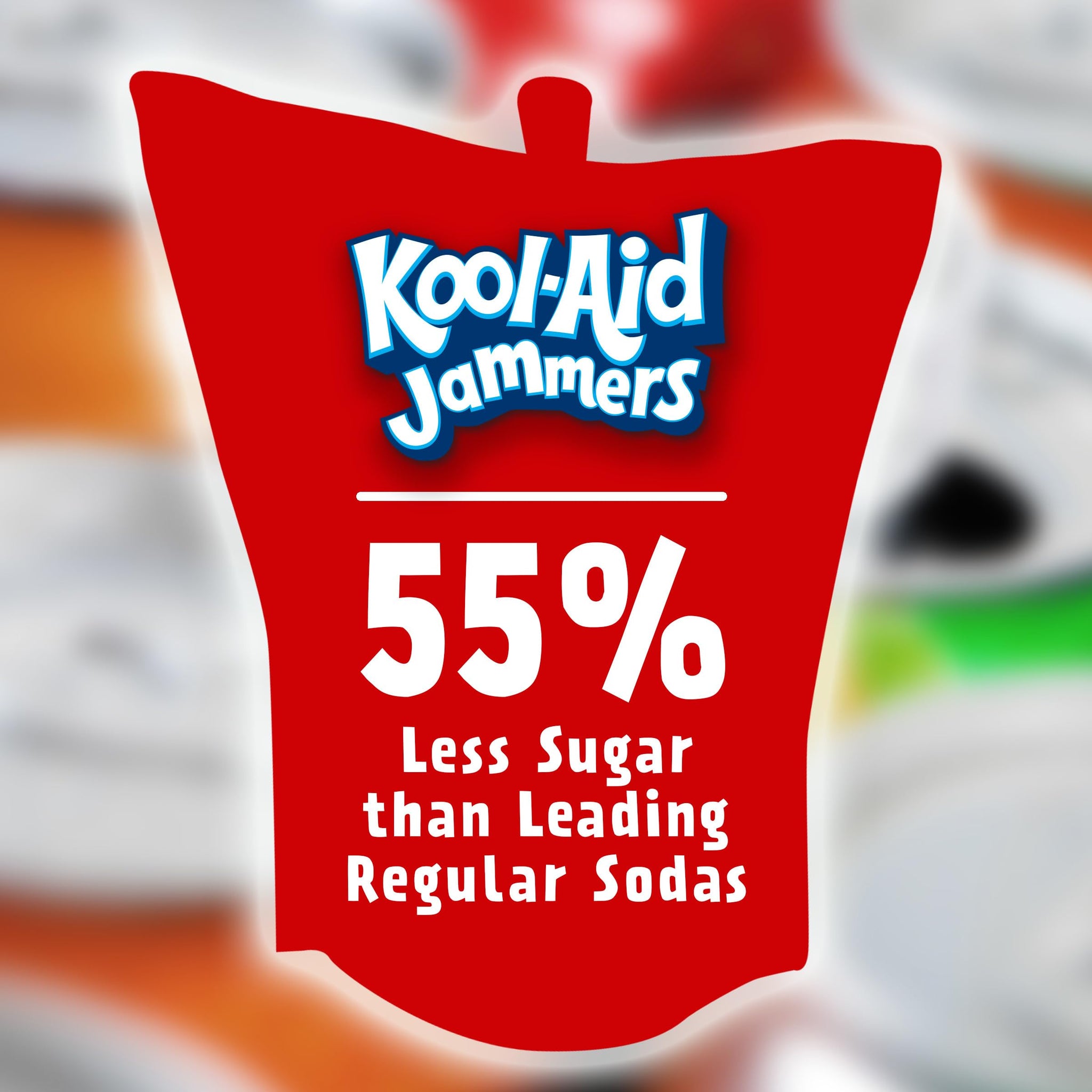 Kool-Aid Jammers Drink, 30 Pouches, for School Lunches and On-the-Go Hydration, Artificially Flavored Tropical Punch, Grape and Cherry Flavors, 6 fl