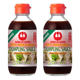 Wan Ja Shan Organic Dumpling Sauce 6.7 Oz, Pack of 2, GLUTEN FREE, FAT FREE, MILD SODIUM Great for Dumpling Dipping-Gyoza Dipping, MADE IN USA (Hot)
