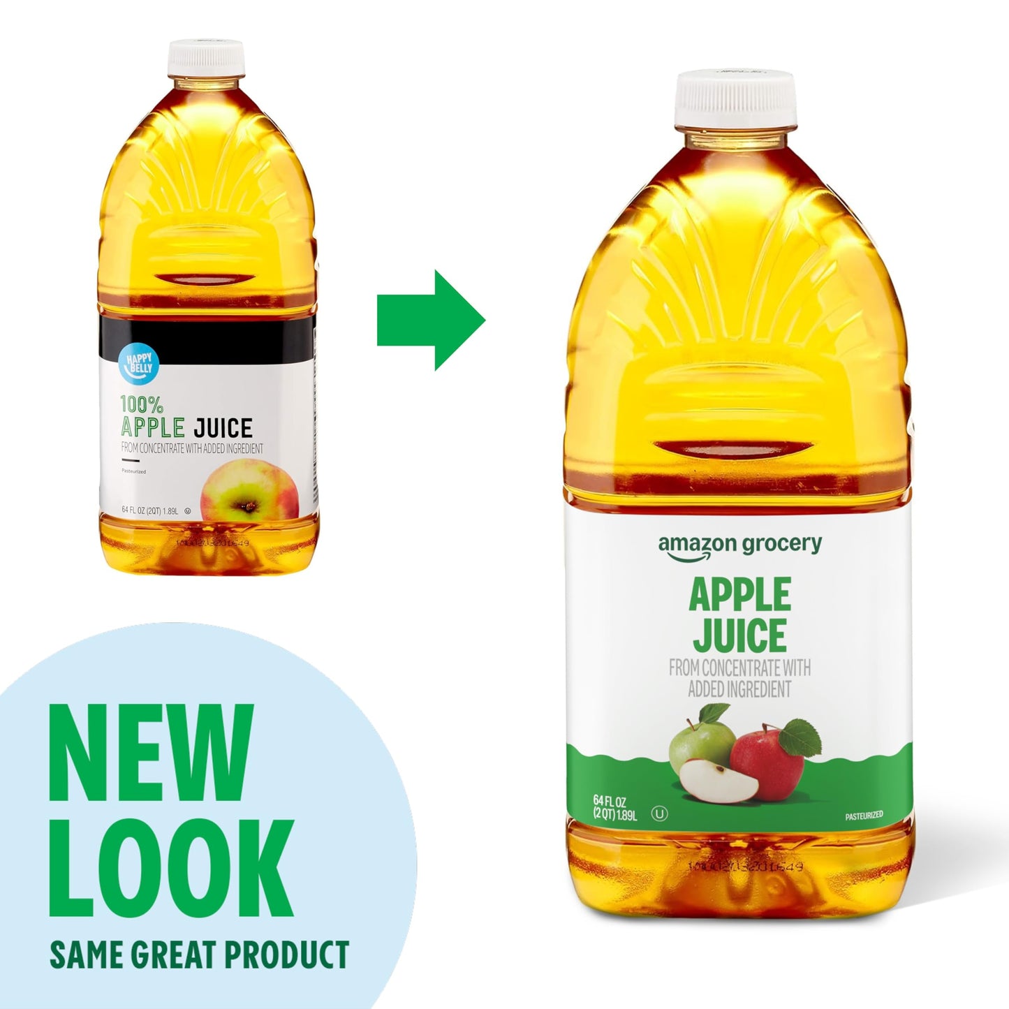 Amazon Grocery, Apple Juice, 64 Fl Oz