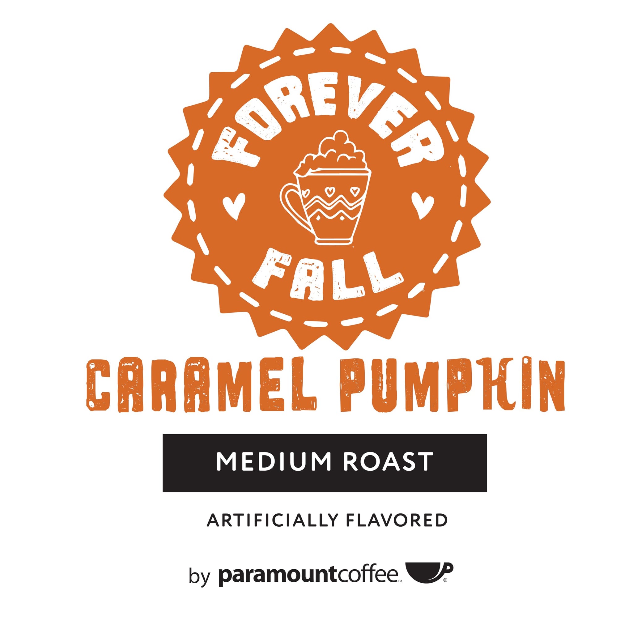 Forever Fall Caramel Pumpkin Single Serve K Cup Pods, 24 Count (Pack of 1) by Paramount Roasters (medium roast)