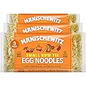 Manischewitz Small Farfalle Pasta | Small Bow Tie Egg Noodles, 12oz (3 Pack) | Homestyle Taste & Texture, Enriched, Perfect for Kasha Varnishkes, No