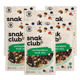 Snak Club Antioxidant Trail Mix 5.5oz (Pack of 6 Resealable Bags)