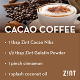 Zint Organic Cacao Nibs (8 oz): Fair Trade, Paleo-Certified, Organic, Non GMO, Anti Aging Antioxidant Superfood, Gluten Free Cocoa Cacao Beans