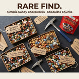 Kimmie Candy ChocoRocks, Rock-Shaped Chocolate Candy for Snacking & Cake Decorating, Pebbles & Stones | 7.4 oz (Pack of 3) | Non-GMO, Peanut-Free