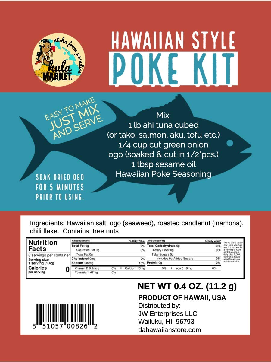 Hula Market Hawaiian Poke Seasoning Mix with Ogo (1)