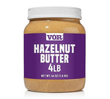Vör Hazelnut Butter (4lb) | Single Ingredient | Vegan, Paleo and Keto-Friendly, Gluten-Free
