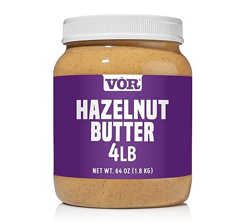 Vör Hazelnut Butter (4lb) | Single Ingredient | Vegan, Paleo and Keto-Friendly, Gluten-Free